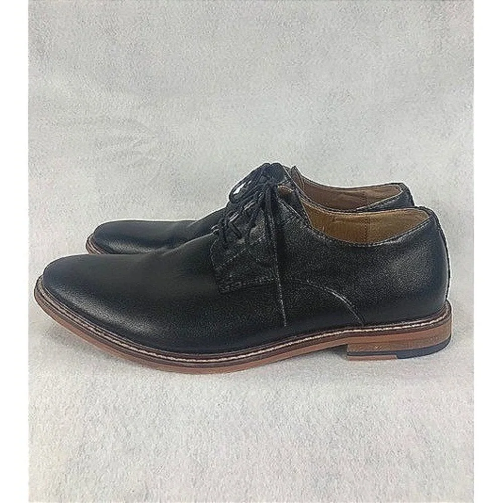 J75 Jump Men's Pablano Black Lace Up Oxford Dress Shoes Size 9.5